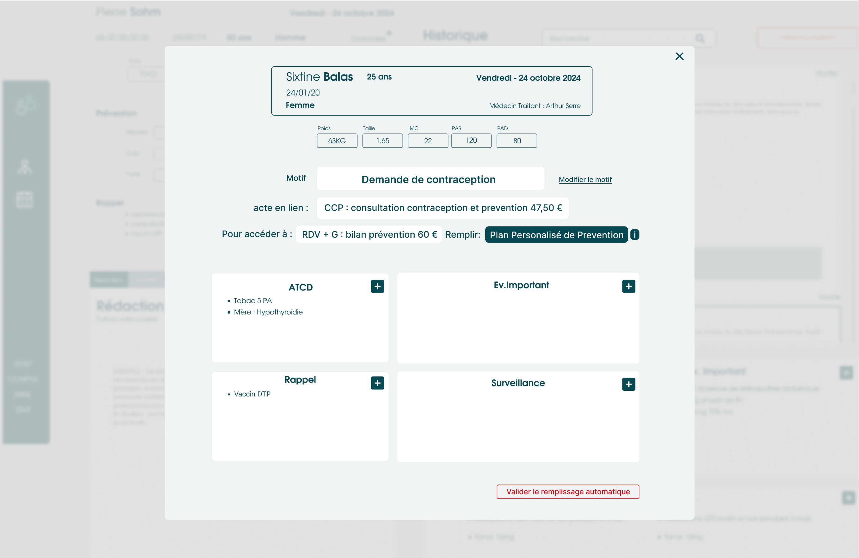 Logiciel médical certifié e-santé pur les médecins généralistes pour communiquer avec leurs patients par le biais d'une messagerie patient, pour le suivi de consultation ou l'envoie de campagnes de prévention santé